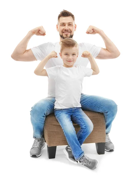Handsome man and son — Stock Photo, Image