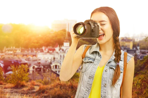 Photographer taking picture — Stock Photo, Image