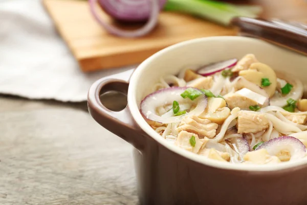 Chicken noodle soup — Stock Image Chicken noodle soup Stock Photo