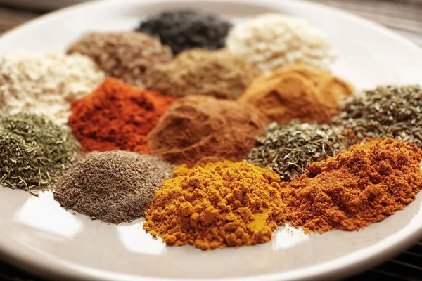 Exotic Different spices — Stock Photo, Image