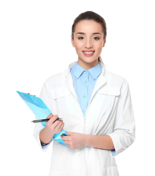 Young woman pharmacist — Stock Photo, Image