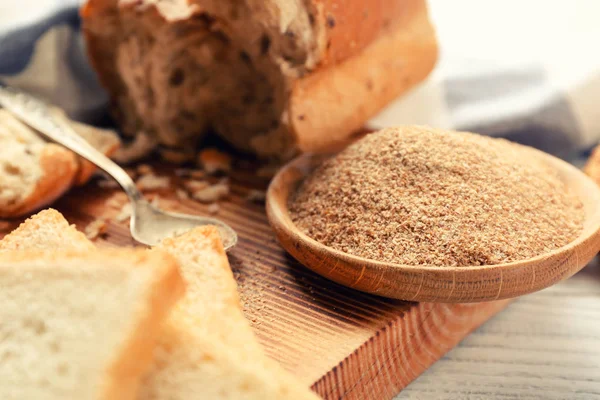 Fresh bread crumbs — Stock Photo, Image