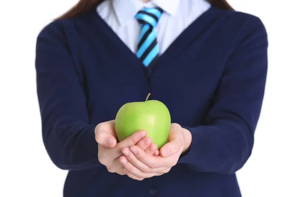 Cute tiener schoolmeisje — Stockfoto