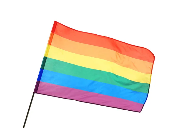 虹色の同性愛者の旗 — ストック写真