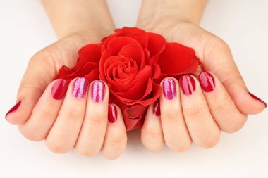 Tırnak sanat kavramı. 