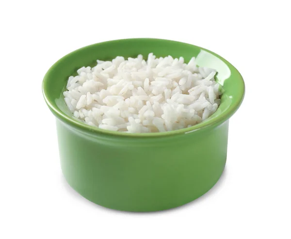 Tazón verde de arroz — Foto de Stock