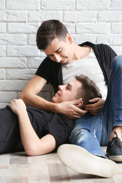 Feliz gay casal — Fotografia de Stock