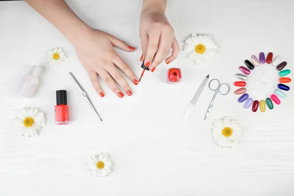 Concepto de arte de uñas . — Foto de Stock