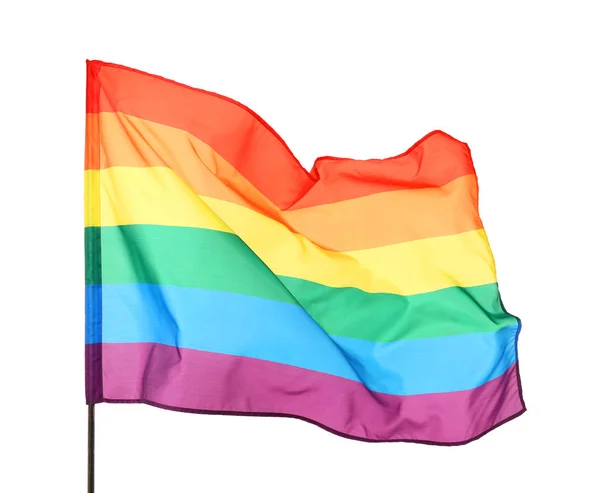 Arco-íris gay bandeira — Fotografia de Stock