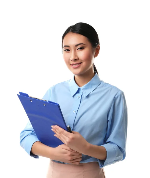 Porträtt av asiatiska kvinnlig lärare — Stockfoto