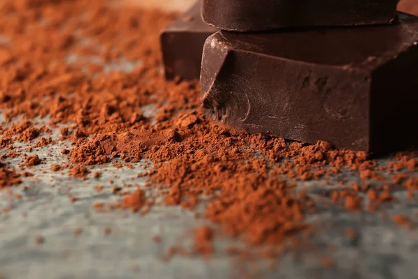 Heerlijk donkere chocolade — Stockfoto
