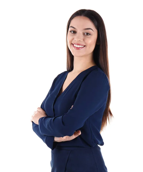 Beautiful young businesswoman — Stock Photo, Image