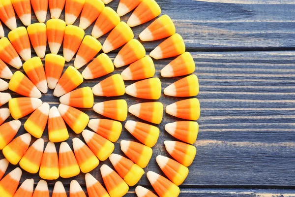 Färgglada Halloween godis liktornar — Stockfoto