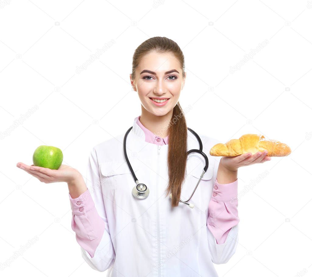 Young female nutritionist