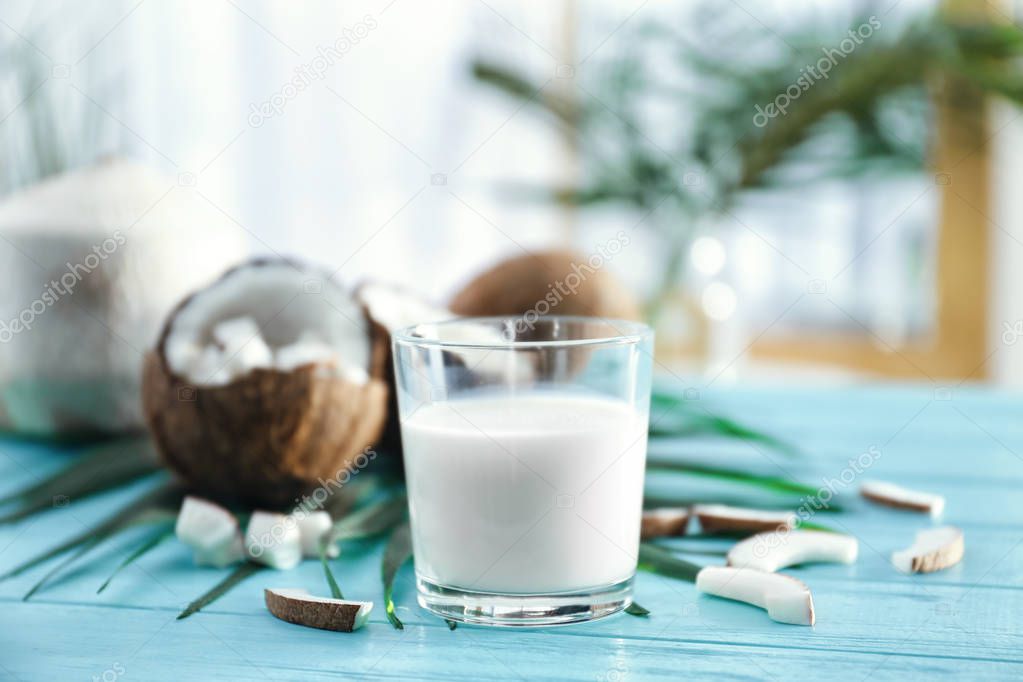 Composition with fresh coconut milk 