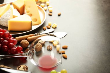 Lezzetli peynir kompozisyon