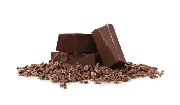 Heerlijk donkere chocolade — Stockfoto