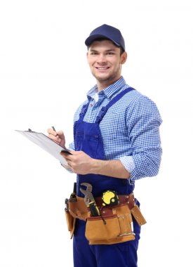Tesisatçı Tekdüzen holding Pano içinde