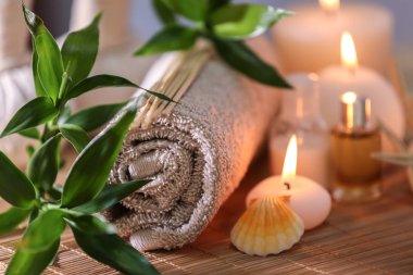 Güzel spa kompozisyonu