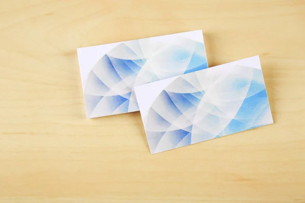 Blank paper cards for branding — Stock Photo, Image