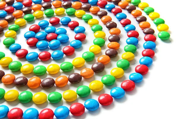Remolino hecho de deliciosos caramelos — Foto de Stock
