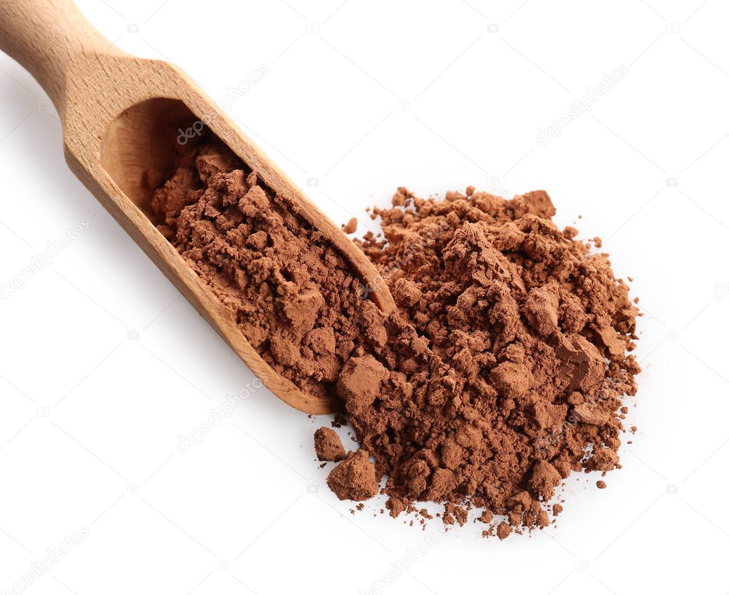 Heap of cocoa powder 
