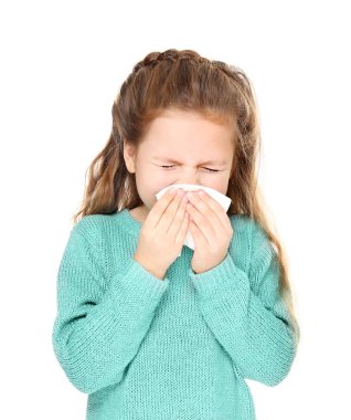 Doku ile hasta küçük kız