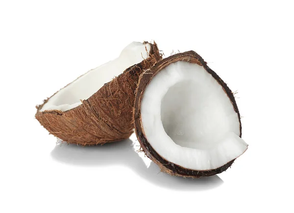 Смачне кокосова половинки — стокове фото