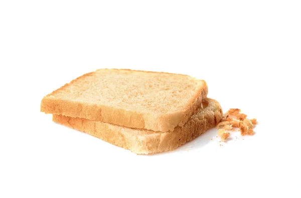 Кусочки нарезанного хлеба — стоковое фото