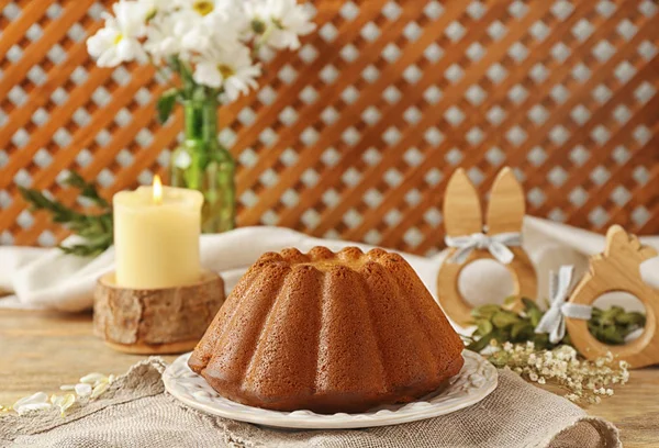 Delicioso bolo de Páscoa — Fotografia de Stock