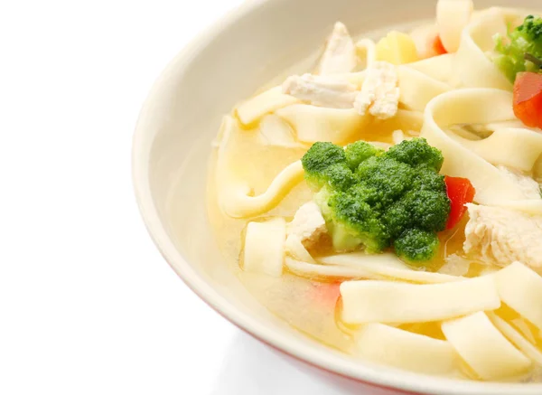 Chicken noodle soup — Stock Photo, Image