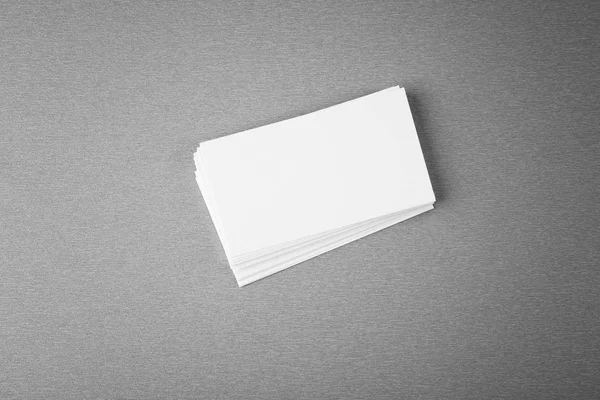 Cartões de papel em branco para branding — Fotografia de Stock