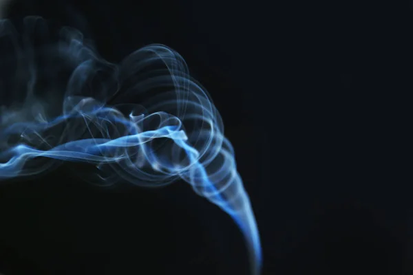 Swirls of white smoke — Stock Photo, Image