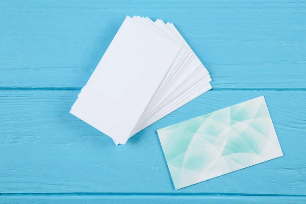 Carte di carta bianca per branding — Foto Stock