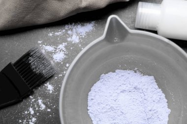 Profesyonel seti saç boyama için