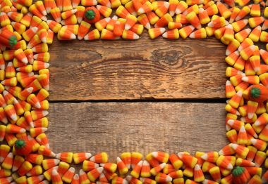 Renkli Cadılar Bayramı şekerleri 