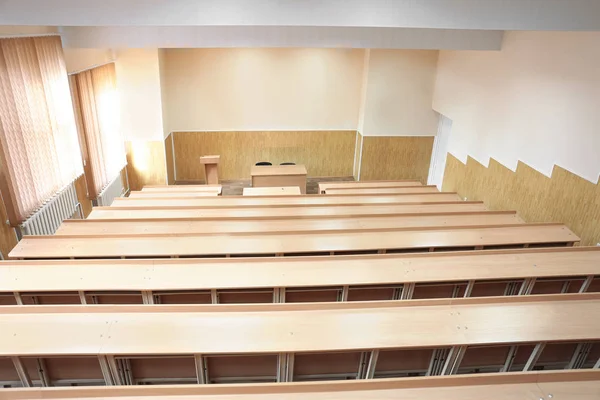 Interior of big classroom — Stock Photo, Image