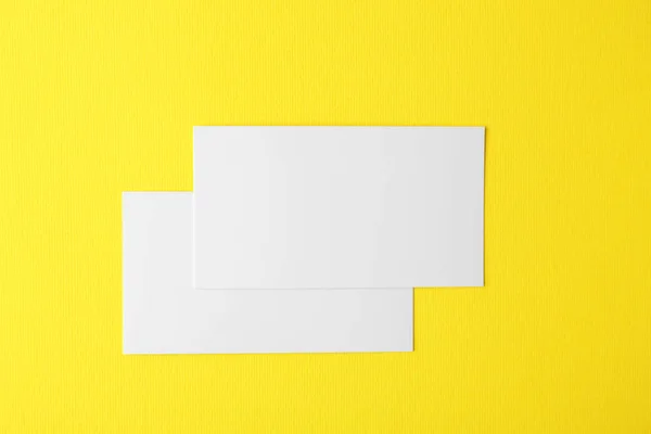 Tarjetas de visita en blanco — Foto de Stock