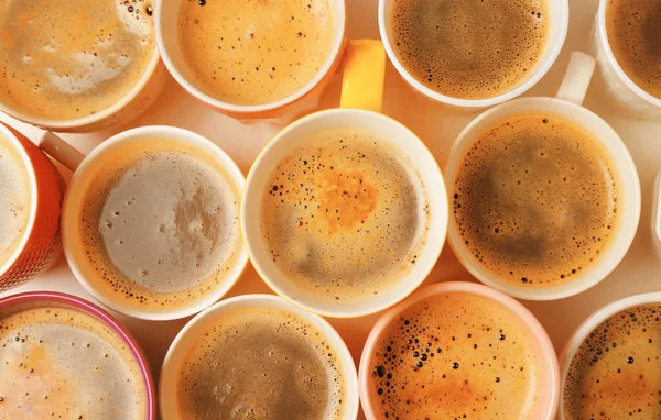 Cups of  fresh coffee — Stock Photo, Image