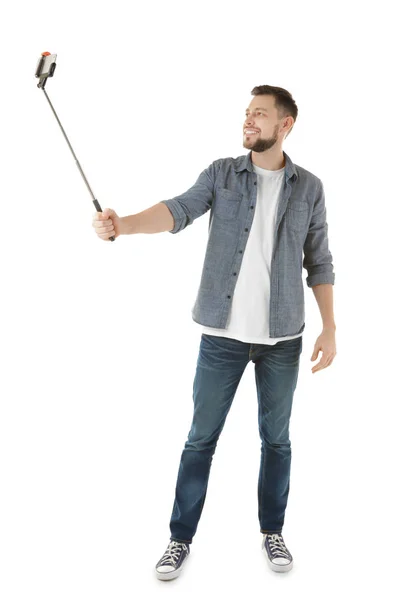 Young man taking selfie — Stock Photo, Image