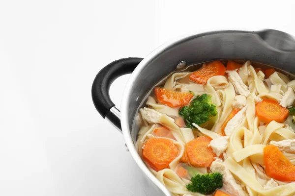 Chicken noodle soup — Stock Photo, Image