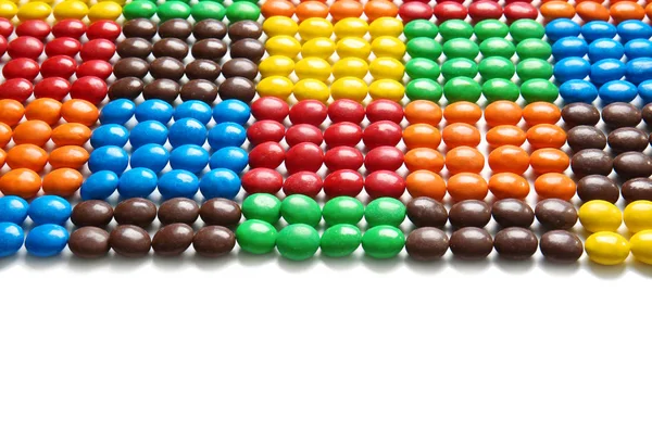 Pyszne, kolorowe cukierki — Zdjęcie stockowe