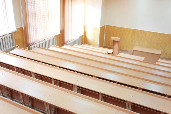 Interior of big classroom — Stock Photo, Image