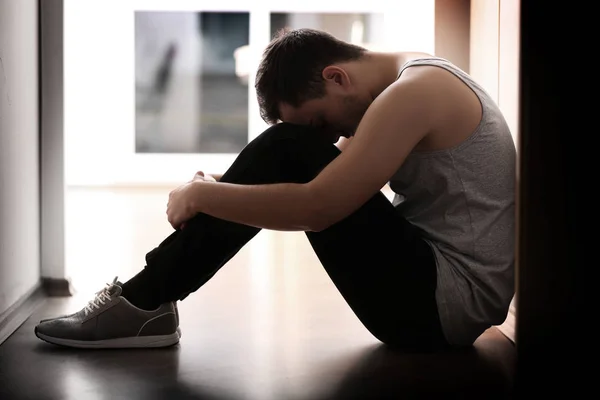 Handsome depressed man — Stock Photo, Image