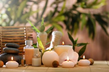 Güzel spa kompozisyonu 