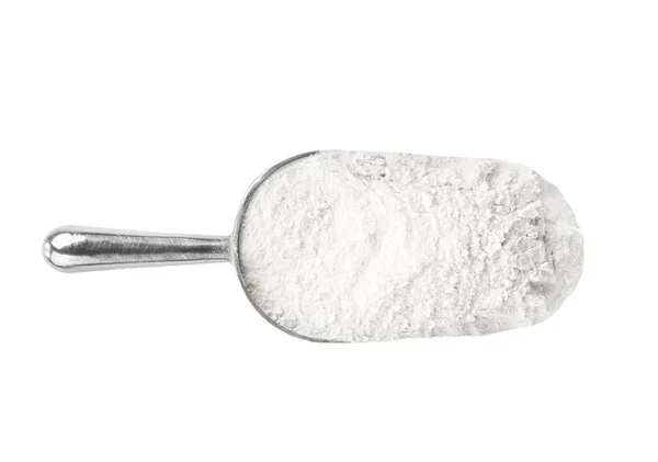 Scoop with baking flour — Stock Photo, Image