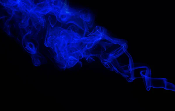Redemoinho de fumo azul — Fotografia de Stock