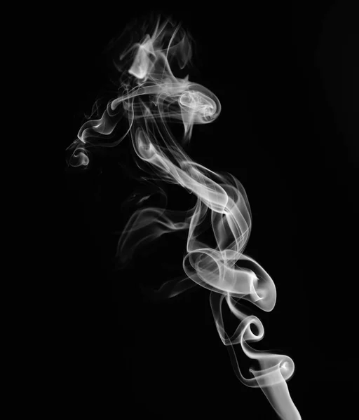 Swirl of white smoke — Stock Photo, Image