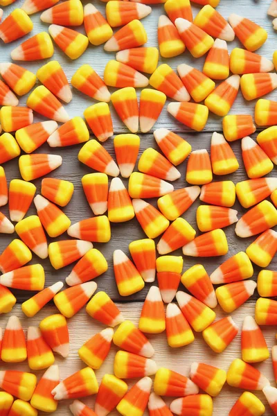 Színes Halloween cukorkát tyúkszem — Stock Fotó