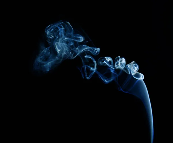 Wirbel aus weißem Rauch — Stockfoto